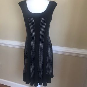 Connected Apparel Polka Dot Dress